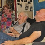 Al Hinkle and Jerry Cimino share a good laugh Al Hinkle and Jerry Cimino share a good laugh
