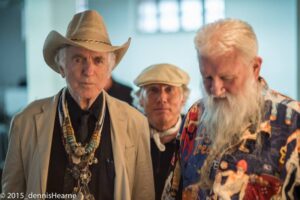 David Amram, Chris Felver, and Ron Turner, photo by Dennis Hearne