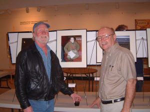 John Cassady and Steve Edington with Herbert Huncke looking on