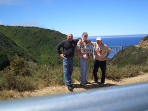 A day well spent in Bixby Canyon, Big Sur (Jerry, John, and Steve Edington)