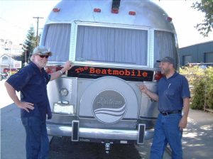 John and Jerry with the Mighty Beatmobile